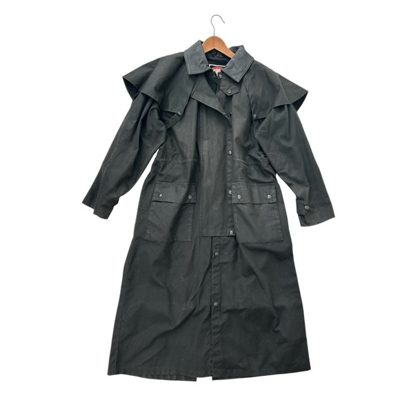 The Orignal Australian Oilskin Lowrider Drover Duster Coat - Picture 2 of 16
